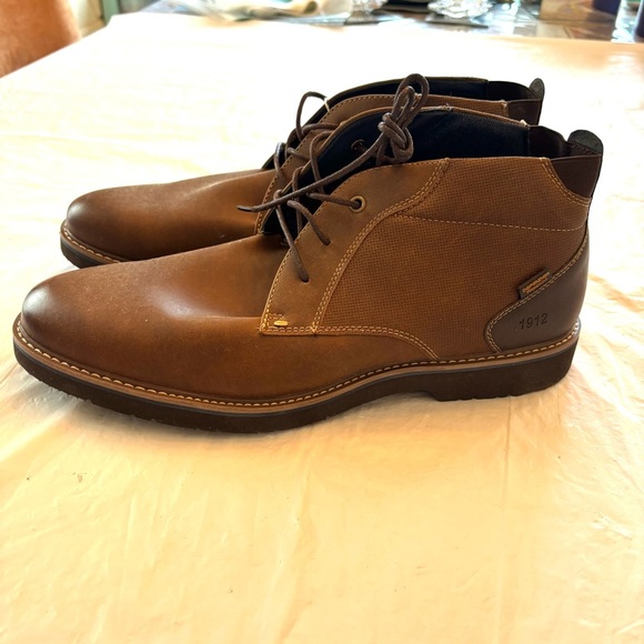 NWT Nunn Bush Denali boots waterproof plain toe Chukka brown SZ 11 M main image 5